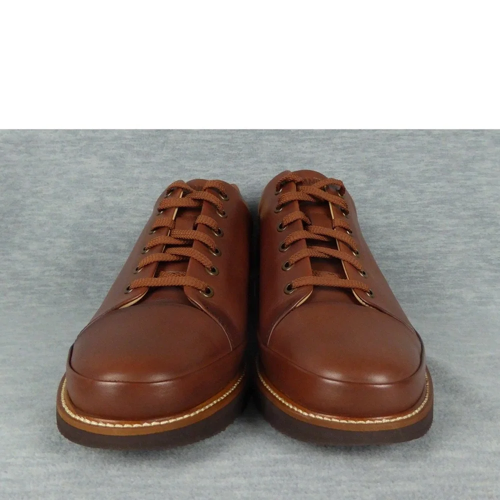 Samuel Hubbard Dress Fast Mens 13 M Cognac Leather Oxford Shoes M1310-165
